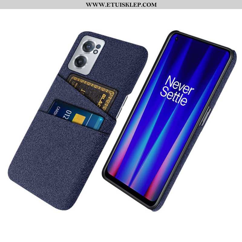 Etui do OnePlus Nord CE 2 5G Tkany Uchwyt Na Karty